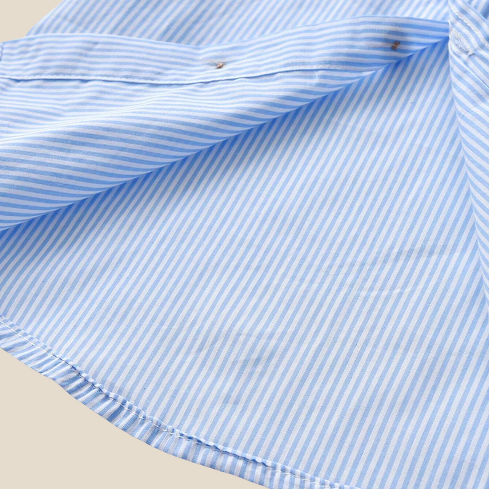 Thumbnail: Blue striped dress shirt