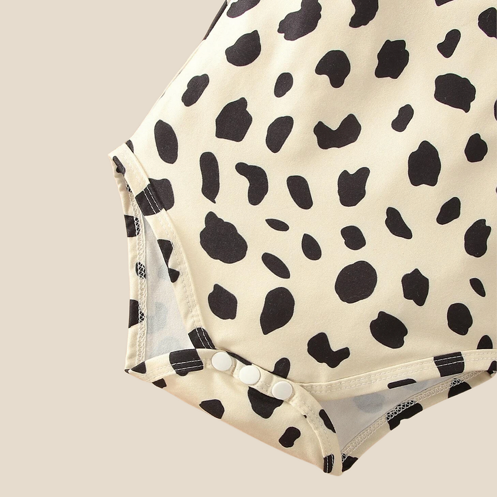 Thumbnail: Dalmatian Print Onesie Set