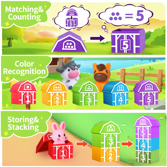 Thumbnail: Montessori Educational Farm Toy
