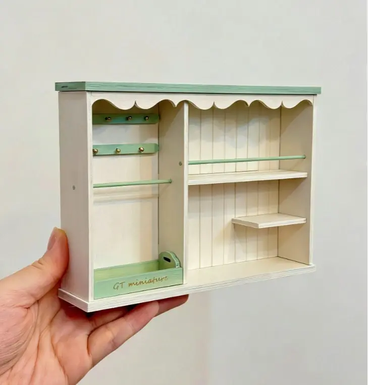 Thumbnail: Miniature Wall Hanging Cabinet - DIY Kit