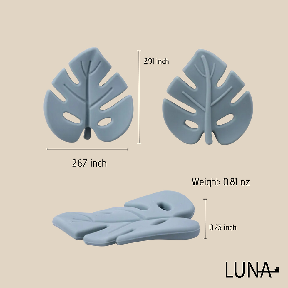Thumbnail: Luna & Co - Silicone Leaf Teether