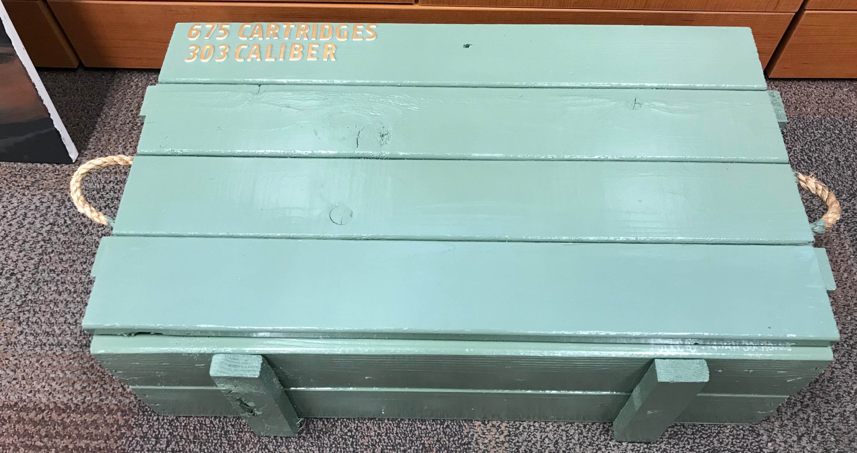 Ammunition box, used in the trenches