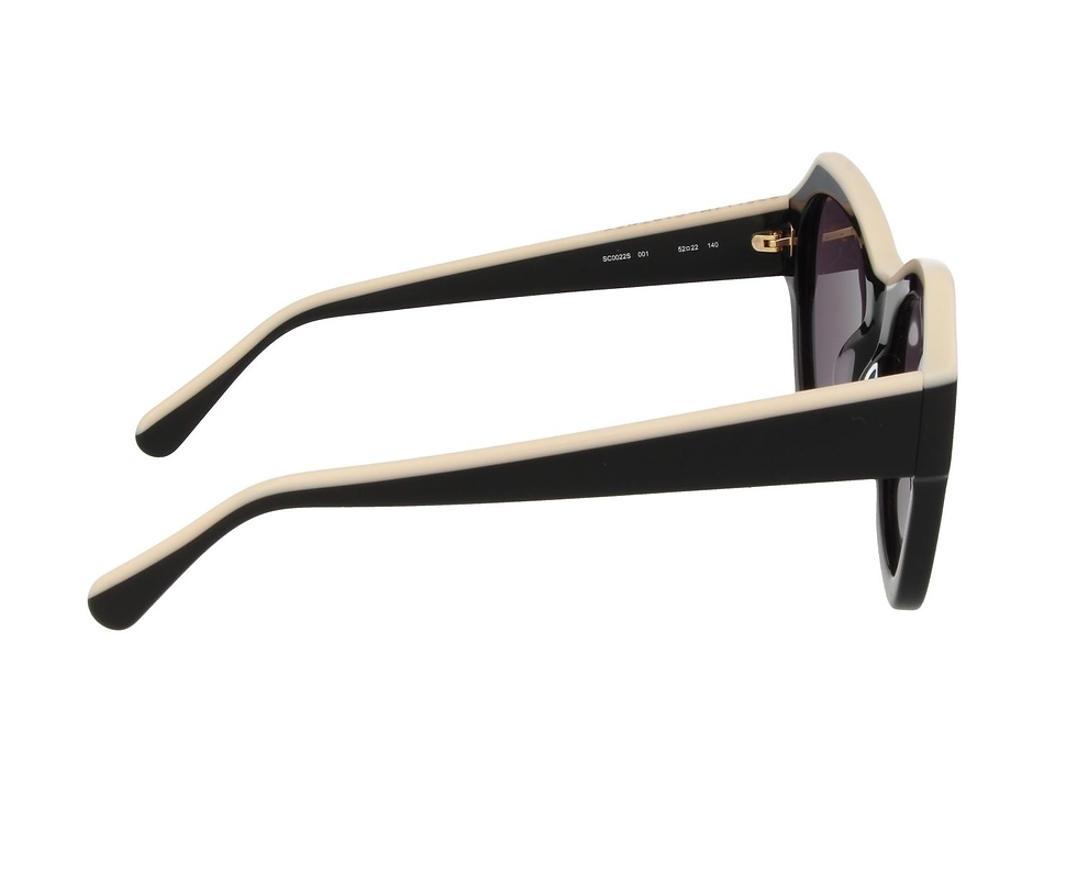 Thumbnail: Stella McCartney SC0022S 001 Black & Ivory Sunglasses Sonnenbrille