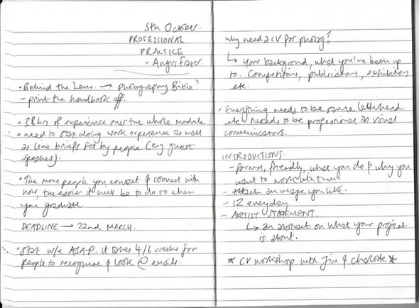 1) Professional Practice Brief, Angus Fraser - 5/10/17
