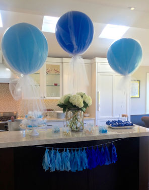 Blue Ombre Baby Shower