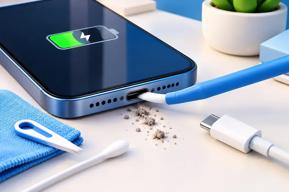 Charging Port Cleaning for Phones That Won’t Charge