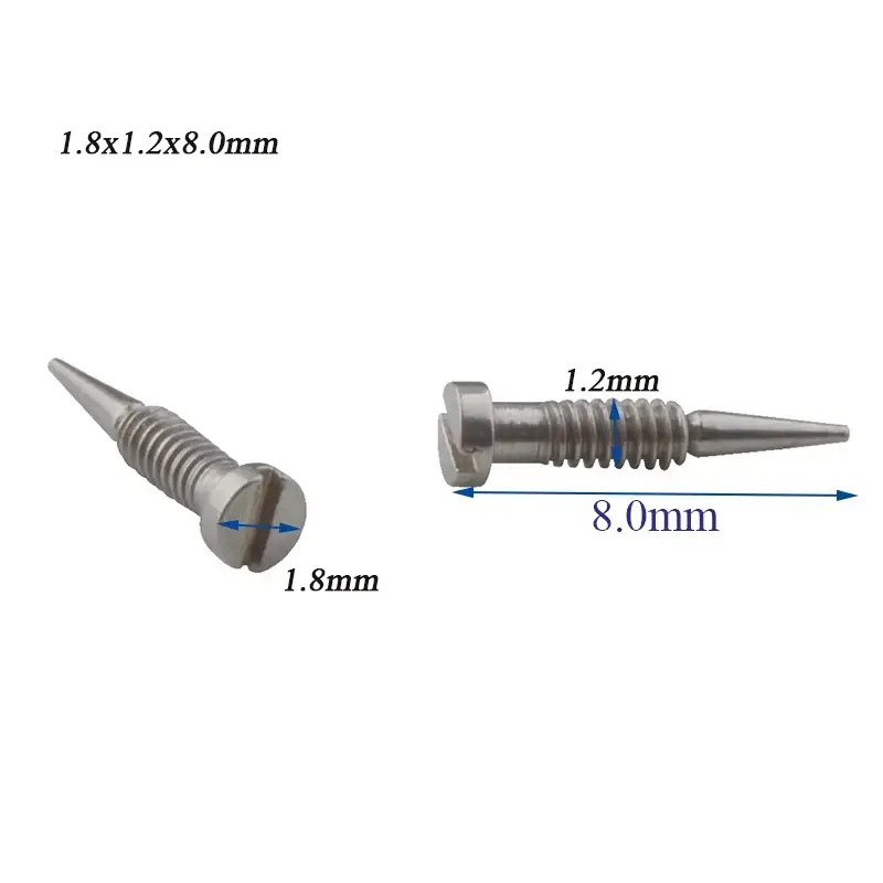Thumbnail: 200pcs Glasses Spring Hinge Screws Eyewear Optical Eyeglasses Screw Accessories