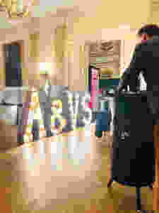 Flashletters, lettres lumineuses, salon