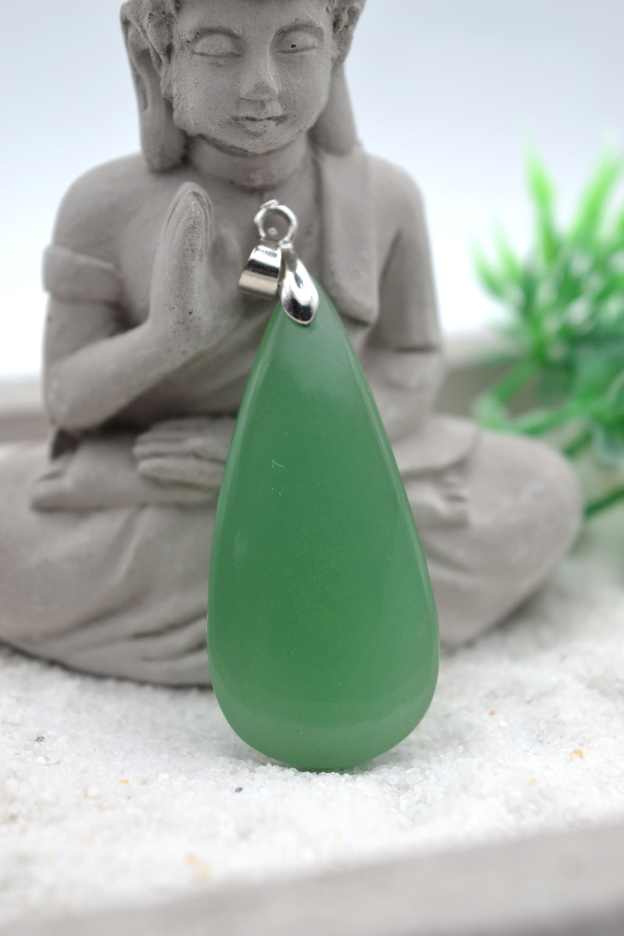 Pendentif en aventurine – Pierre de confiance en soi et prospérité