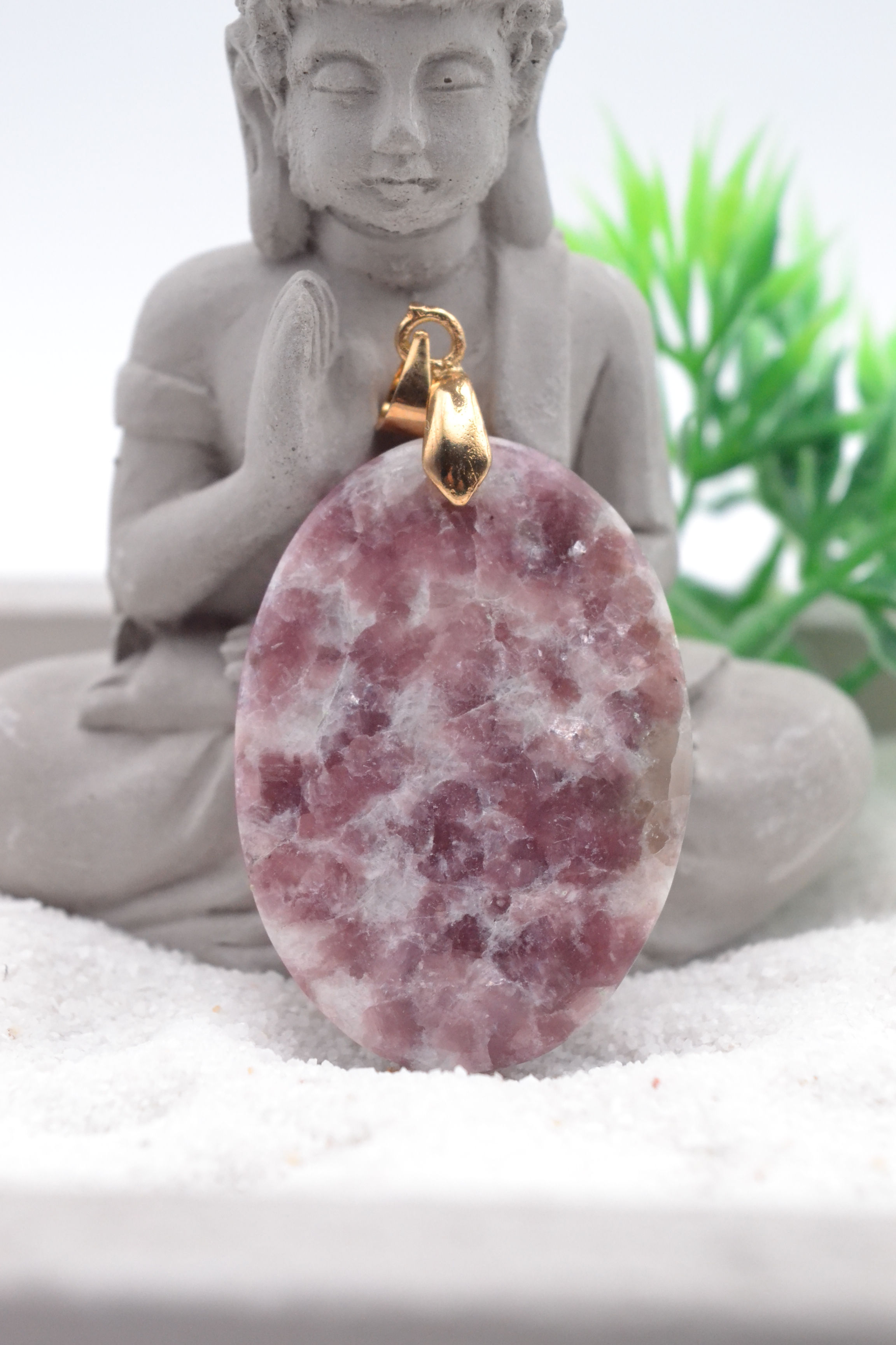 Pendentif en Lépidolite