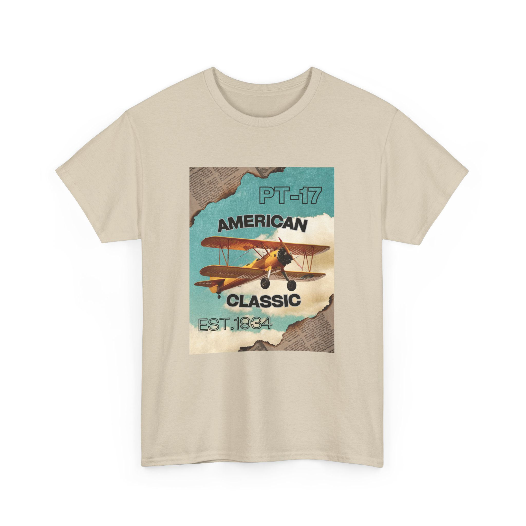 Vintage American Classic Plane Cotton Tee