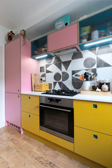 Bespoke plywood kitchen