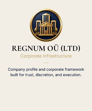 Regnum OÜ (Ltd) Corporate
