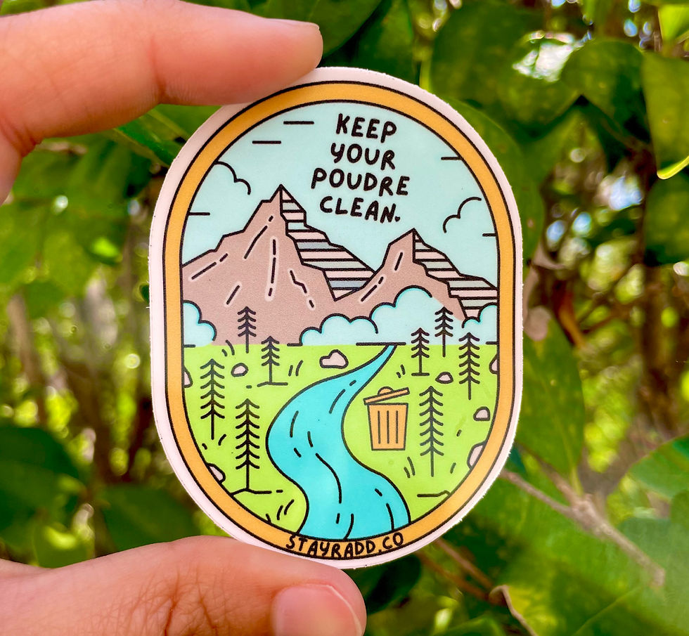 Thumbnail: Keep Your Poudre Clean Sticker