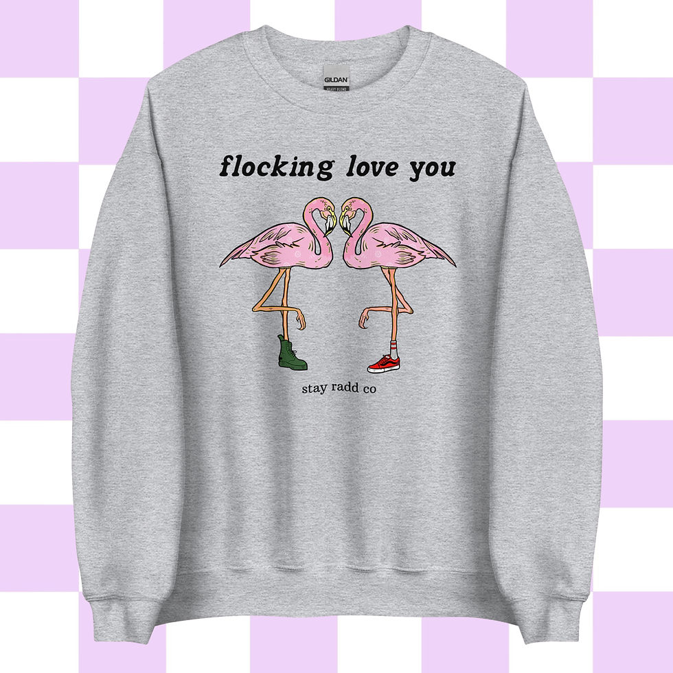 Thumbnail: Flocking Love You Crewneck