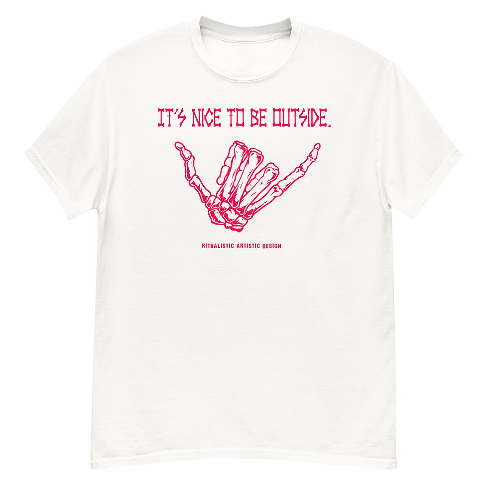 Thumbnail: It's Nice To Be Outside Shaka Tee