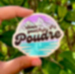 Thumbnail: Clean Your Poudre Sticker