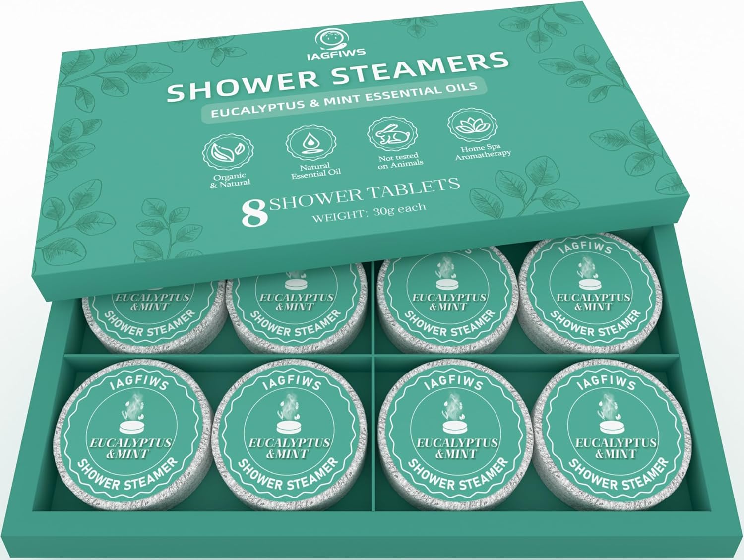 Eucalyptus & Mint Essential Oil Aromatherapy Shower Steamers