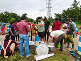 মানুষের পাশে, মানবতার বন্ধনেবন্যাবিধ্বস্ত কাকুরা কালা গ্রামের মানুষের পাশে শ্রীকৃষ্ণ নার্সিংহোম
