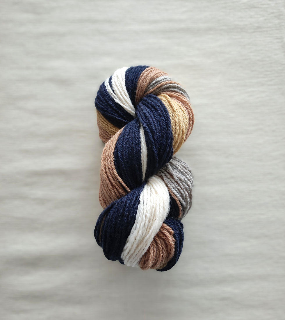 Thumbnail: The Pyrenean Palette Skein - Worsted Wool Palette in Vegetable Dye