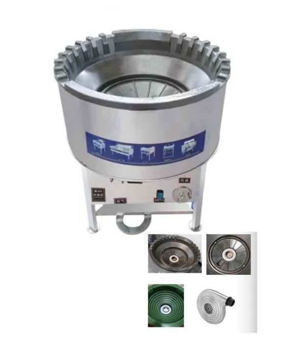 High-efficiency wok bowl and jet system