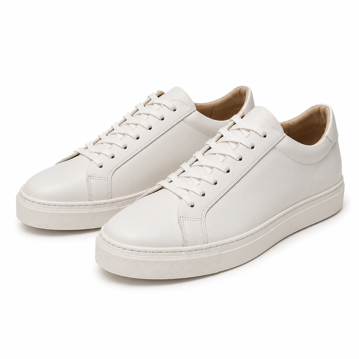 White Leather Sneaker