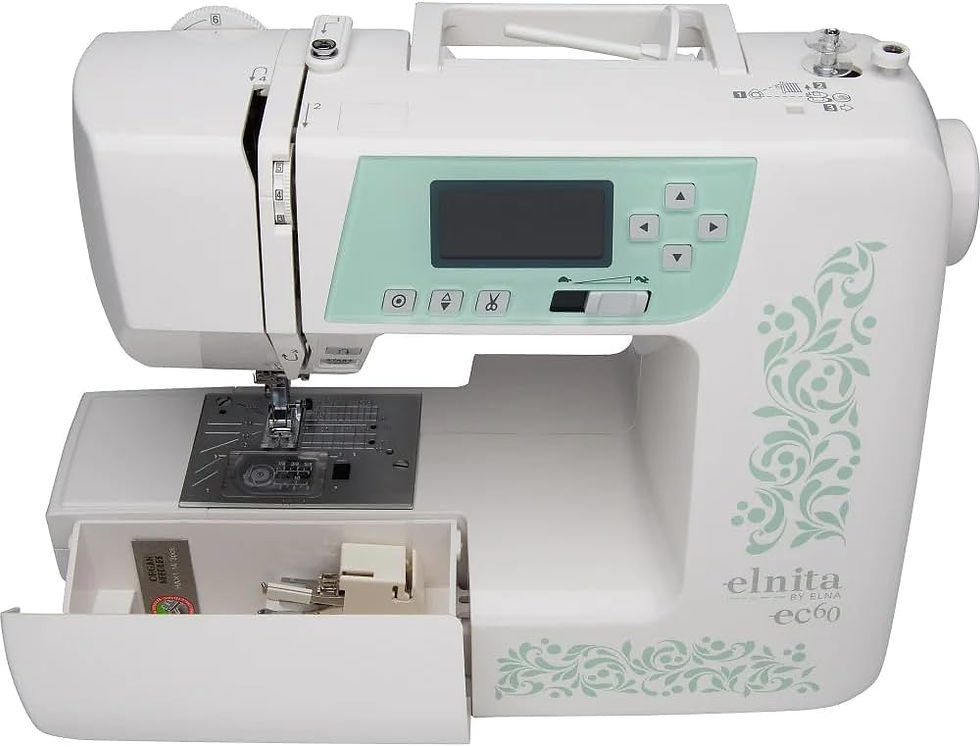 Thumbnail: Elna Elnita EC60 Computerized Sewing Machine
