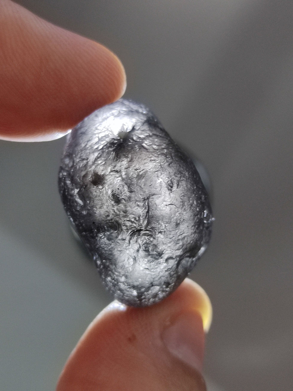 Thumbnail: Beautiful Chaiya Phum "Star Drops" - Beautiful Rare Impact Glass Specimen