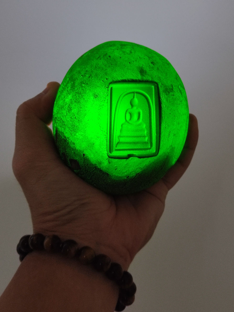 Thumbnail: Meditating "Phra Somdej" Cintamani Jewel - My Chakra Crystal Signature S