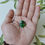 Thumbnail: Gorgeous Faceted Cintamani Gemstone "Wish Fulfilling" Jewel (Emerald Green)