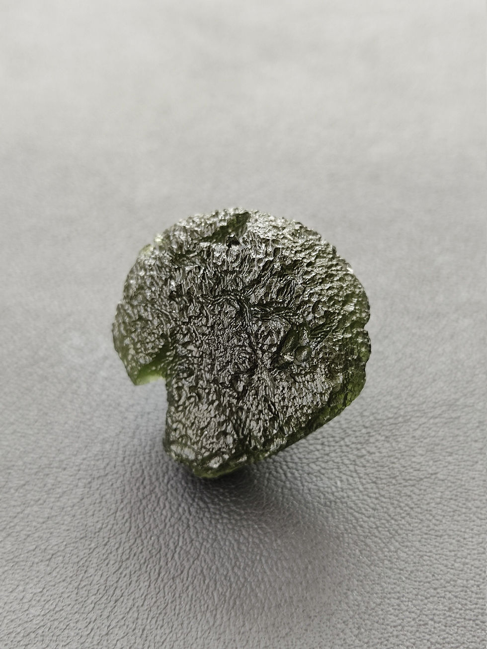 Thumbnail: 100% Museum Grade Moldavite - Green Tektite of Life Transformation