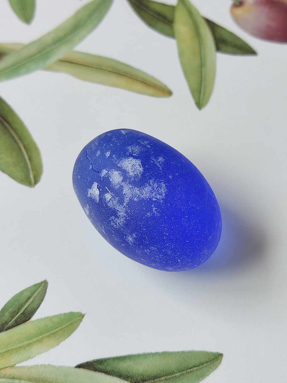 Thumbnail: Chakra Stone "Wish Fulfilling" Cintamani Egg - Radiating (Light Blue)