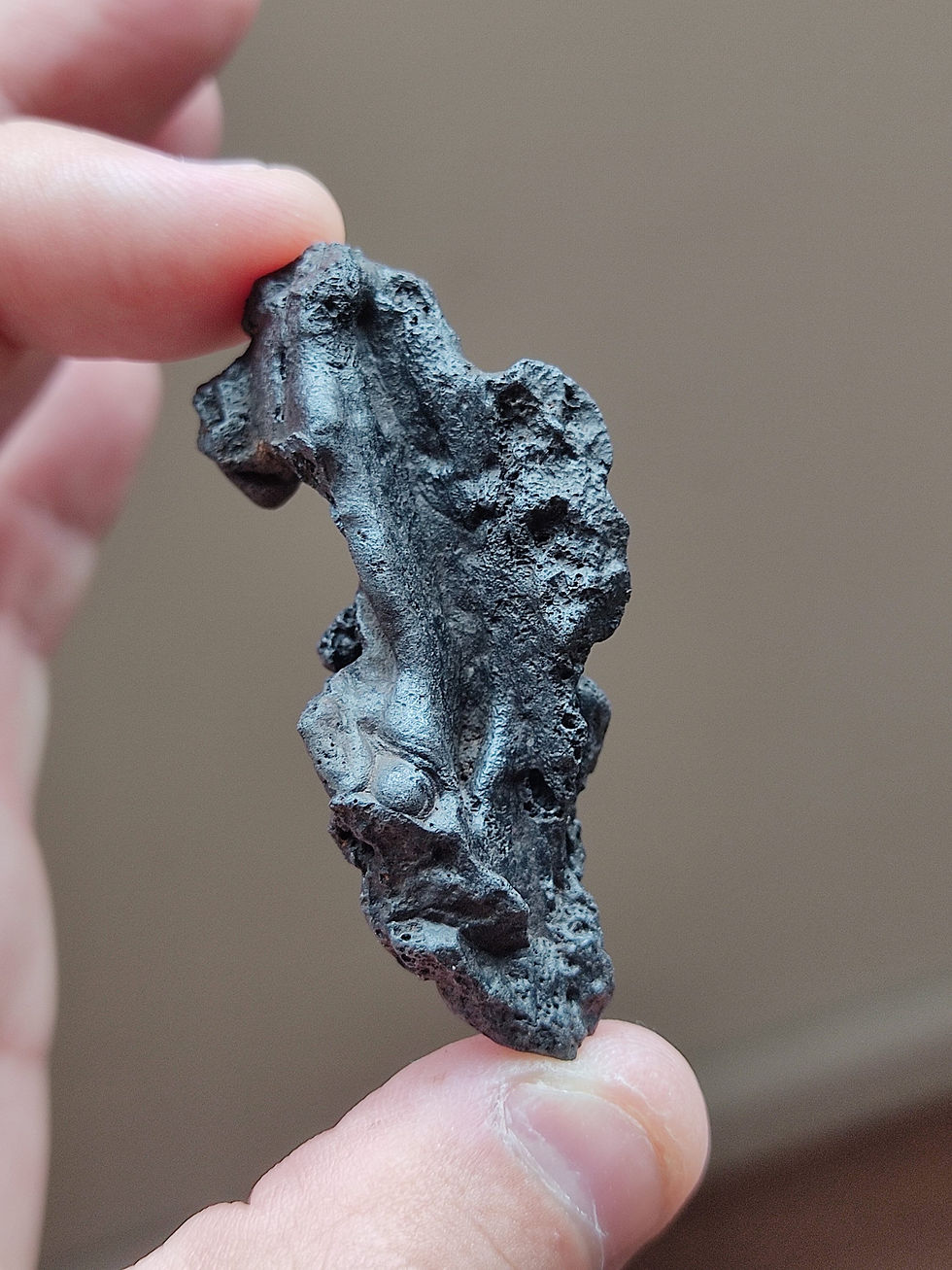 Thumbnail: Rae Ehm Khrem "Flowing Metal" Gloomy Mountains Art Mineral - Wonder of Nature