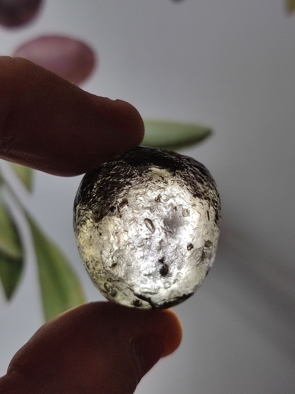 Thumbnail: Extraordinary Chaiya Phum "Star Drops" - Beautiful Rare Impact Glass Specimen -
