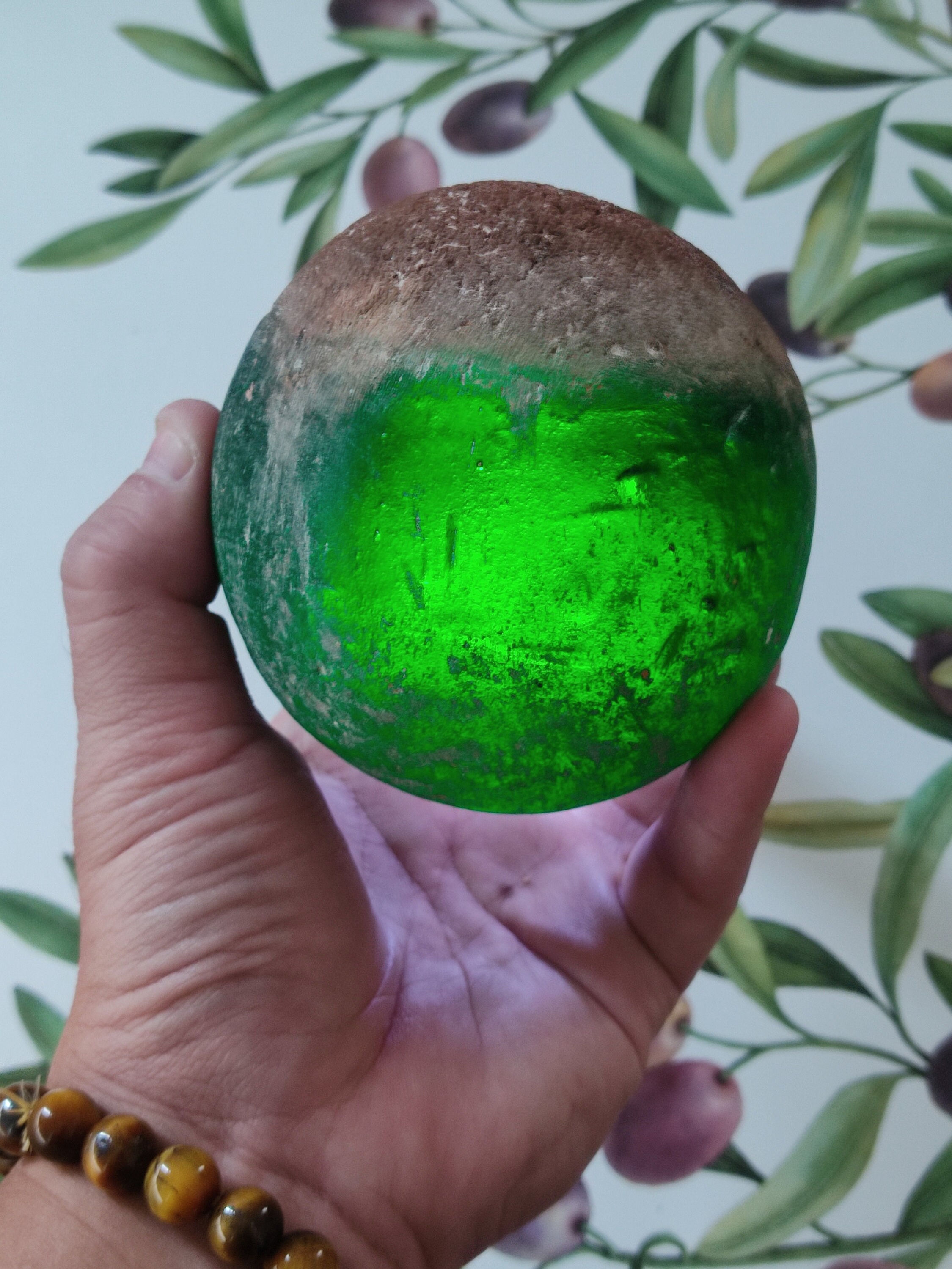 968g Sacred Cintamani "Wish Fulfilling" Jewel (Emerald Green)