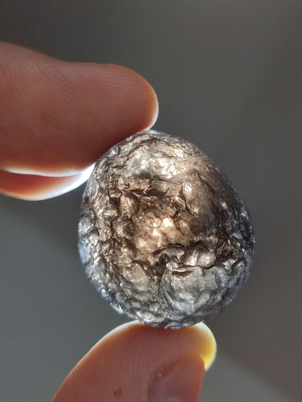 Thumbnail: Genuine Chaiya Phum "Star Drops" - Beautiful Rare Impact Glass Specimen