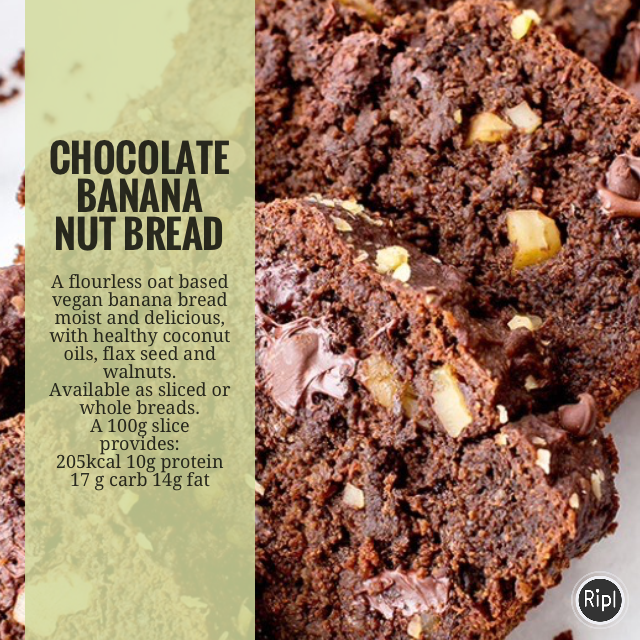 Chocolate WLNUT BANANA BREAD - VEGAN