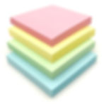 Sticky Notes | Pastel | 3" x 3" / 76mm x 76mm | 100 Sheets per pad