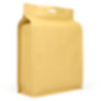 Zip Lock & Heat Seal Kraft Windowless Flat Bottom Stand-Up Pouch with dimensions of 200x290x90mm