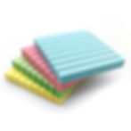 Sticky Notes in Pastel Lined, each measuring 3" x 3" / 76mm x 76mm, with 100 sheets per pad
