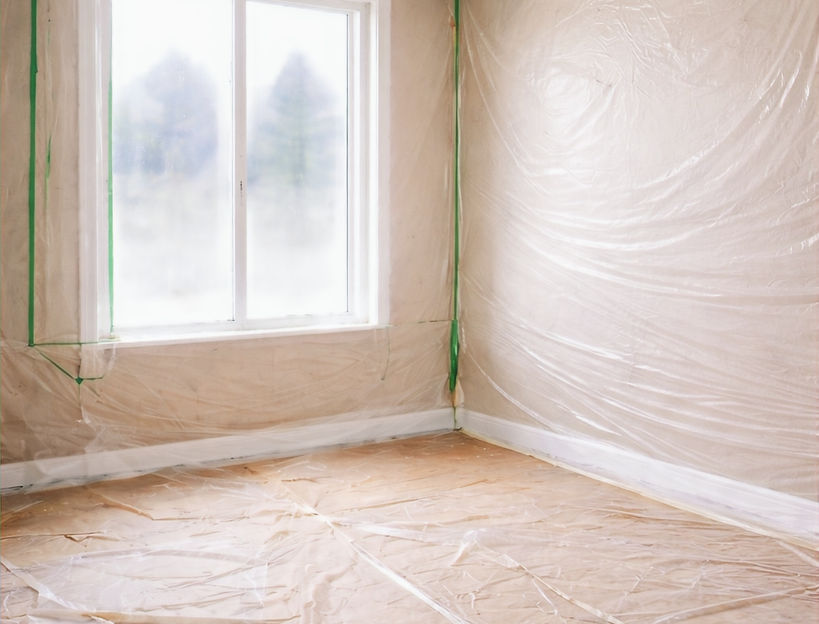 Professional painter set up Condo Canmore