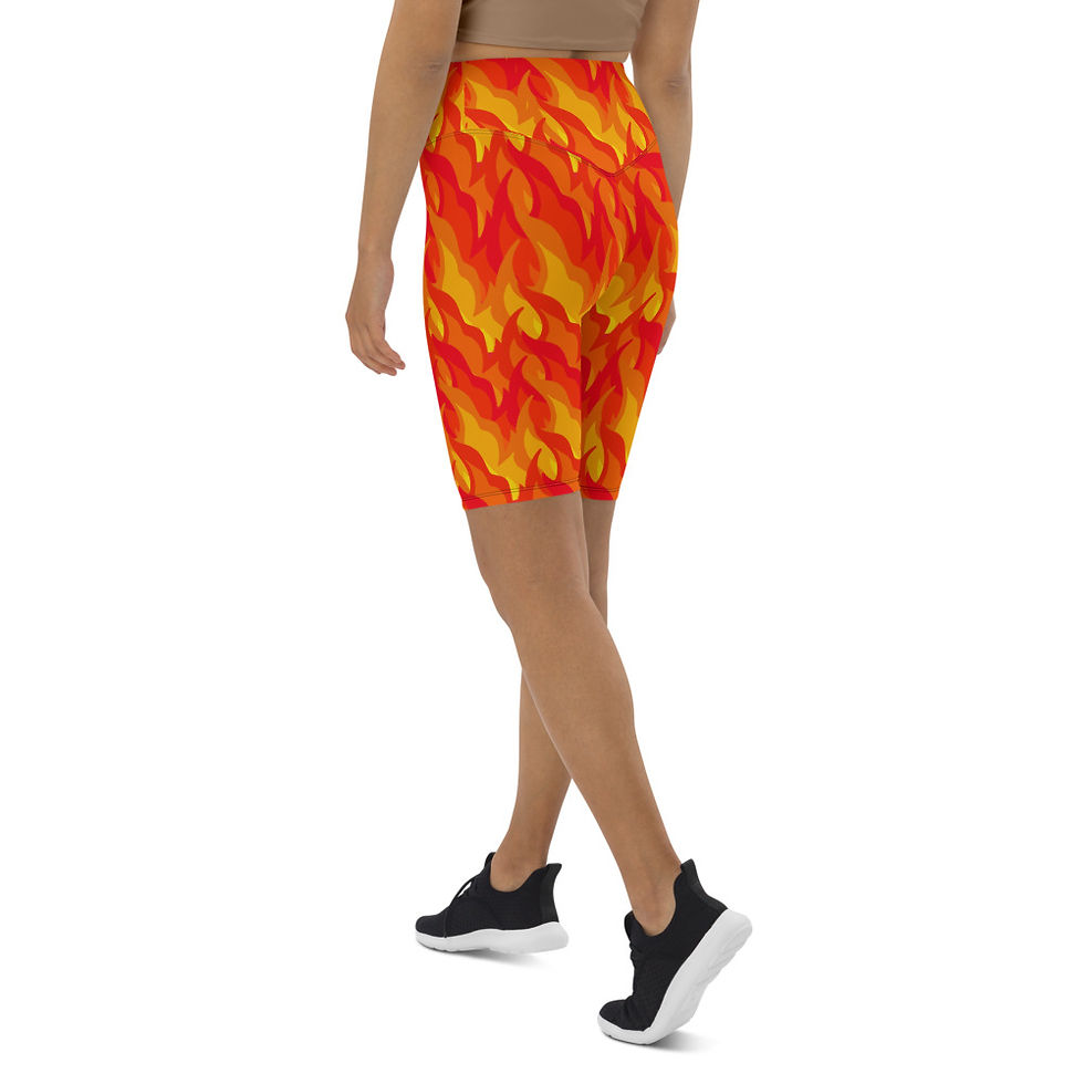 Thumbnail: Flame Biker Shorts