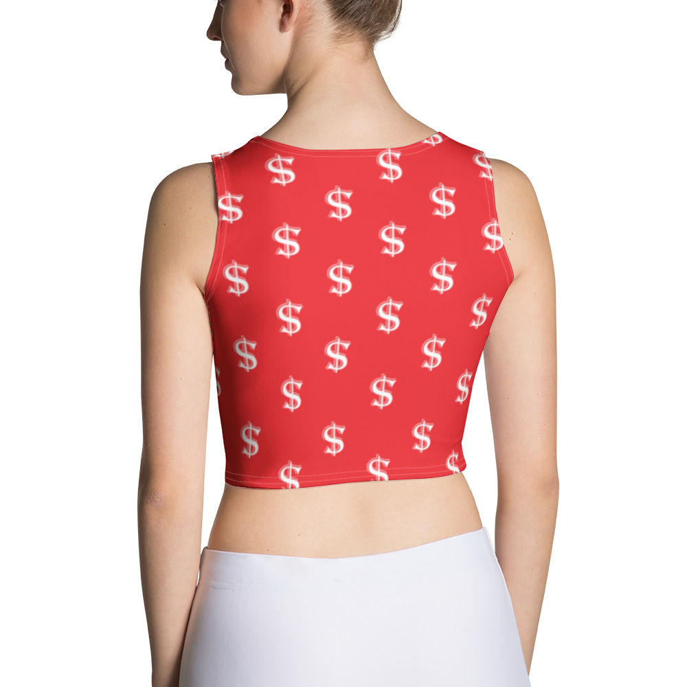 Dollar Print Crop Top