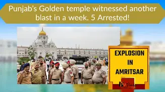 Amritsar's famous Golden temple witnesses third blast in five days