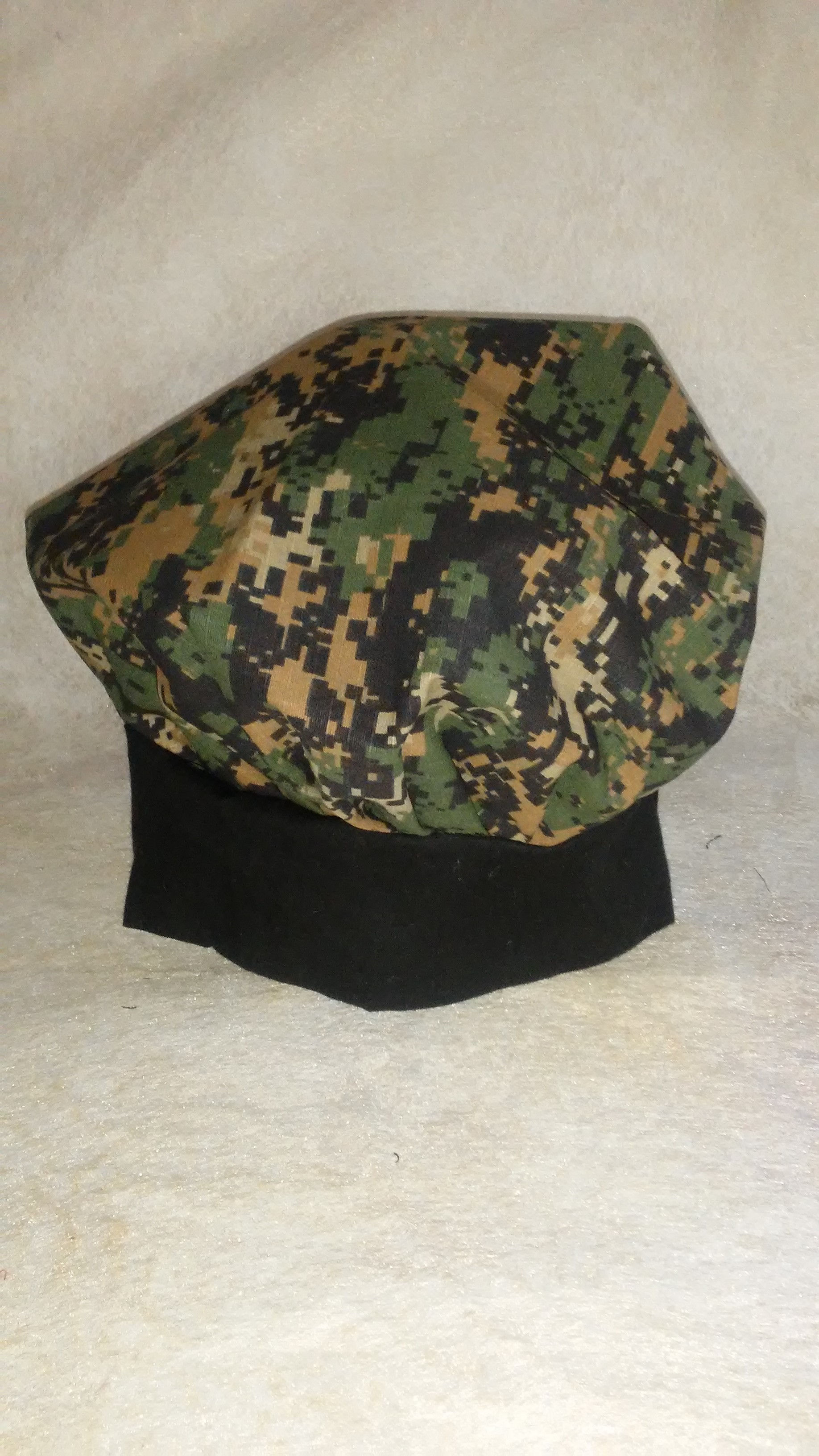 Military Chef Hat, Cooking Cap, Camouflage, Green Army Camo, BBQ Gift, Jr Chef