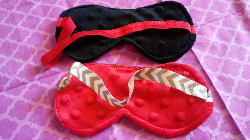 Thumbnail: Black Widow, Sleep Mask, Travel Eye Wear, Migraine Relief, Adult Eye Mask