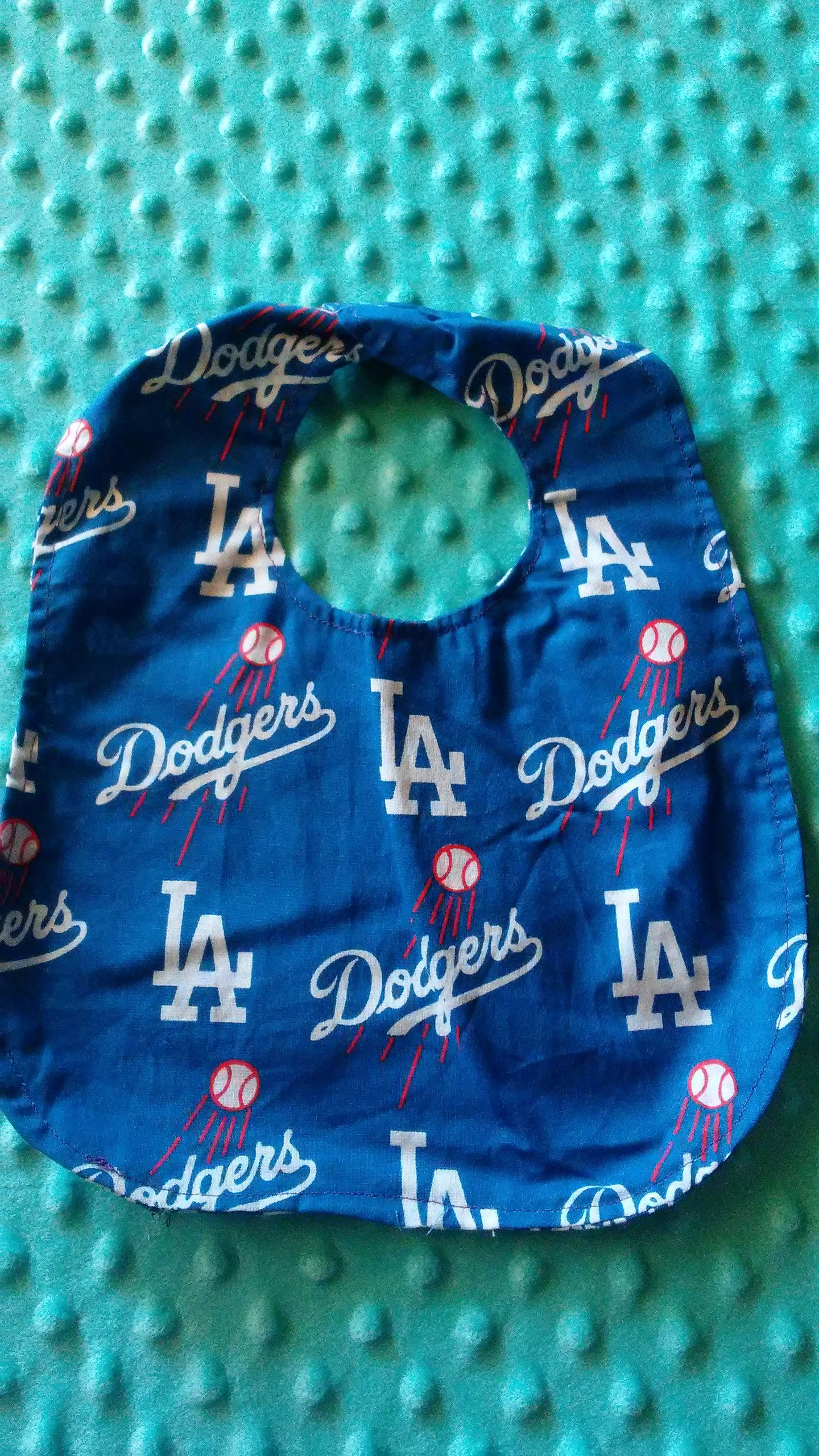 LA Dodgers, Sports Baby Shower Gift, Toddler Bib, New Parent, Sports Family