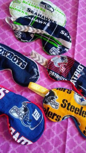 Thumbnail: Sleep Aid, New England Patriots, Eye Mask, Migraine Relief, Party Favor