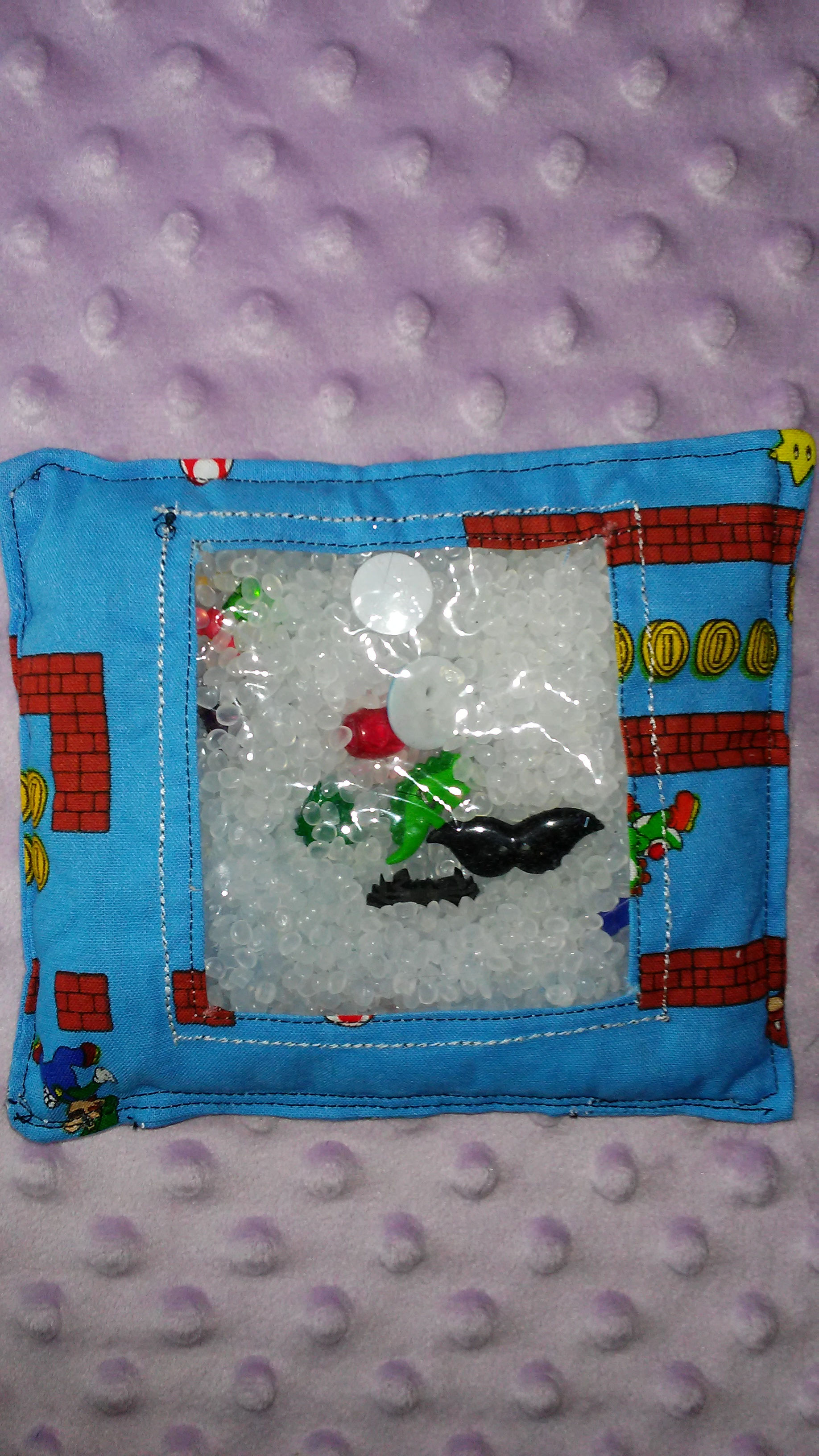 Mario, Busy Bag, Travel Aid, Toddler Fidget Bag, Party Favors, Autism Toy, Super