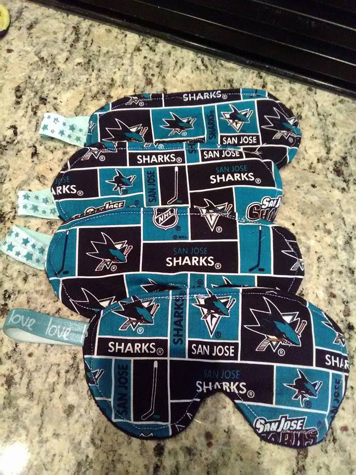 Thumbnail: San Jose Sharks, Sleep Aid, Sleep Mask, Migraine Relief, Party Favor